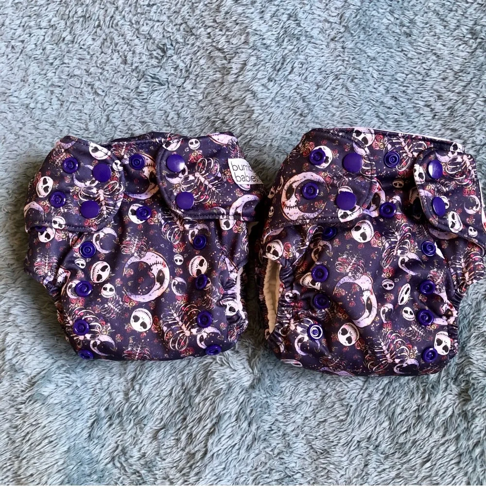 Newborn pocket cloth diaper set